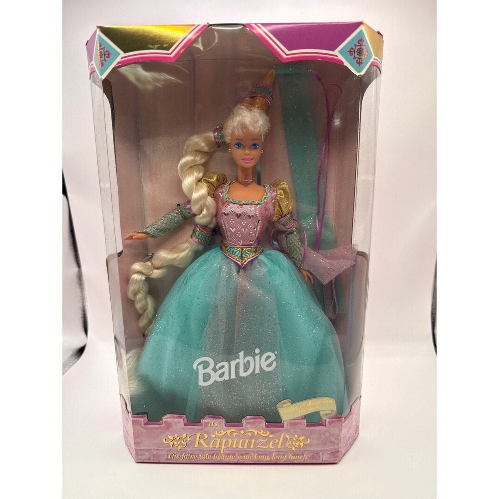 Vintage 1994 Barbie as Rapunzel Doll Childrens Collector Series Mattel 13016 NIB